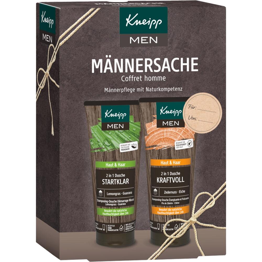 Zwei Duschgel-Tuben im Geschenkset für Männer von Kneipp.